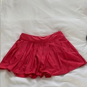 Hot pink Nike tennis skirt